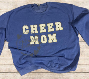 Cheer Mom Varsity Letter Sweatshirt