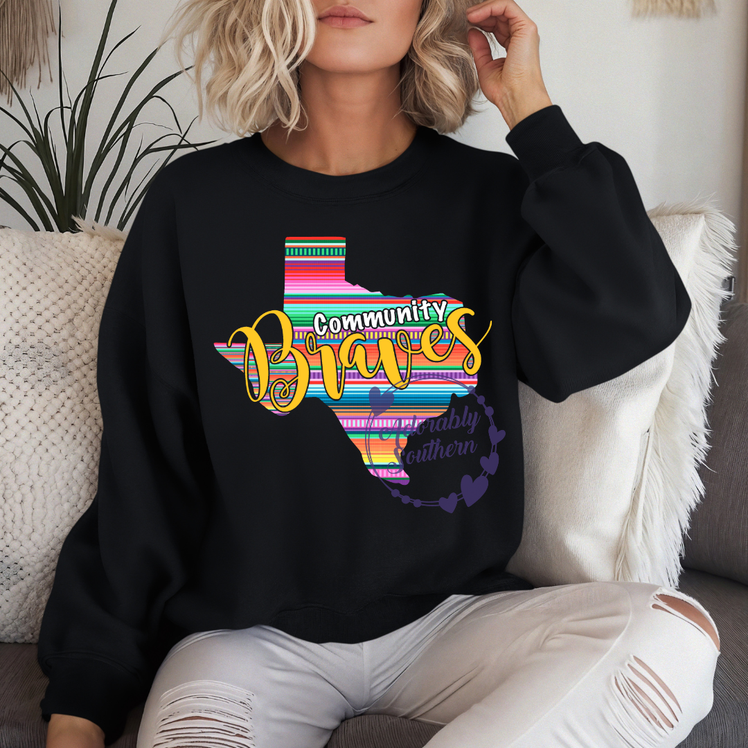 Texas Serape Community Braves