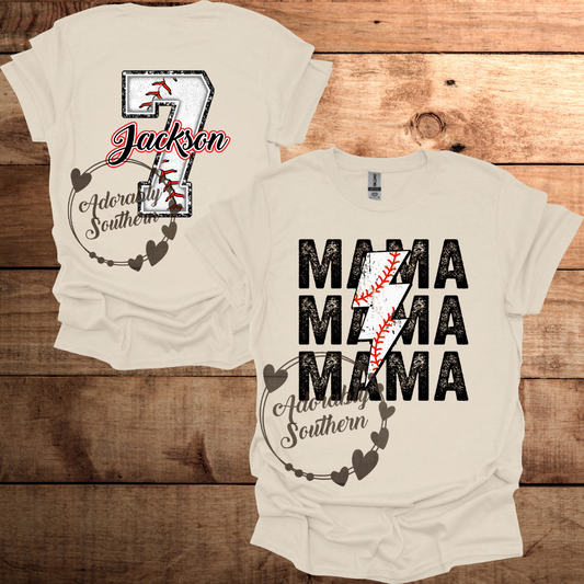 Baseball Mama Stacked