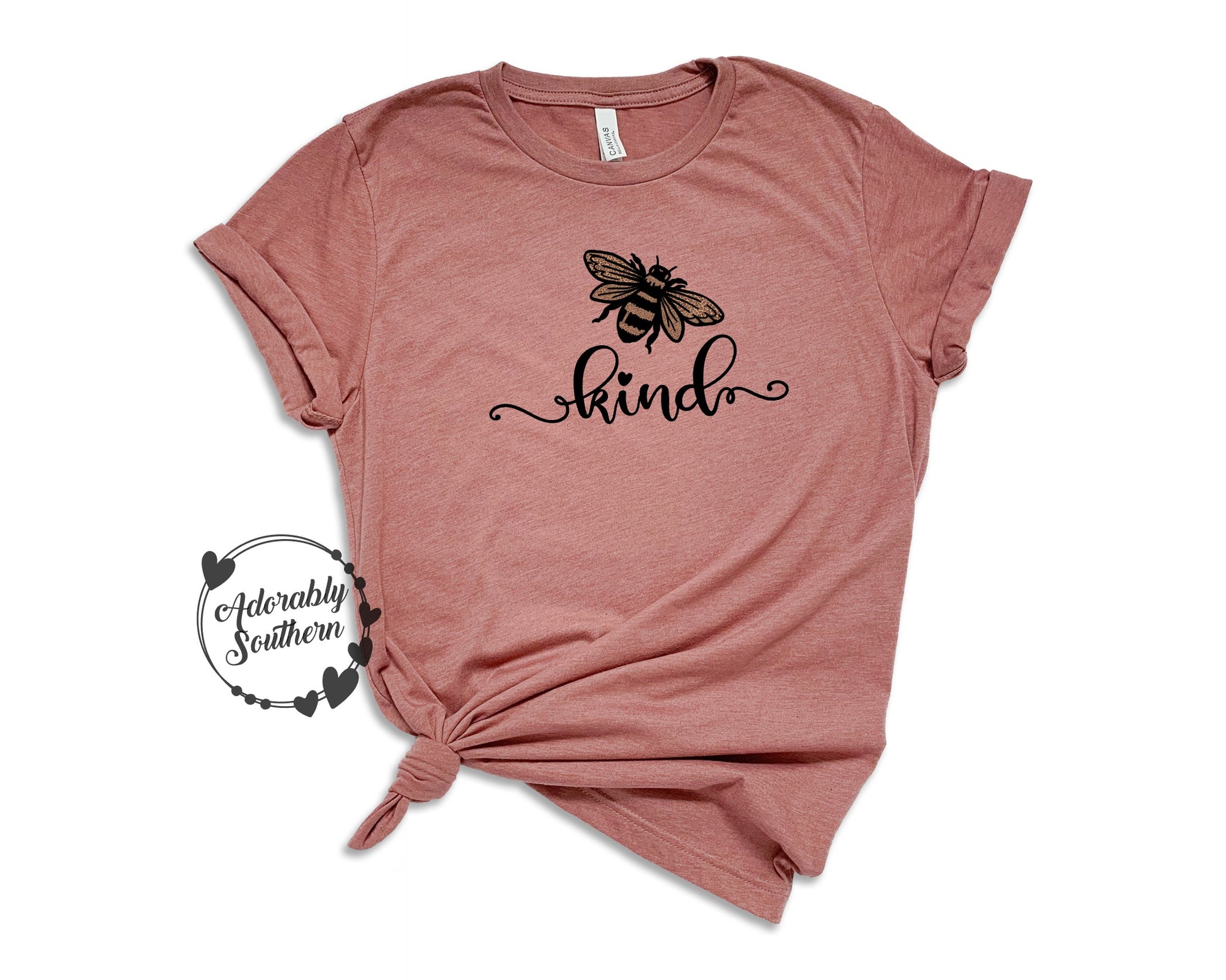 Bella+Canvas Tshirt Bee Leopard Print Kind