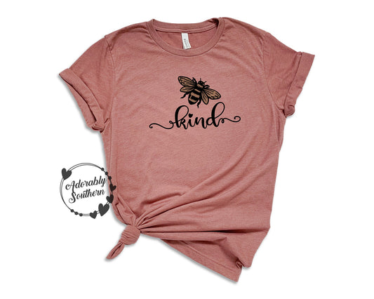 Bella+Canvas Tshirt Bee Leopard Print Kind