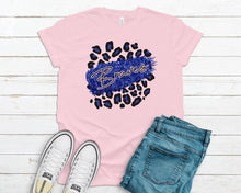 Load image into Gallery viewer, Braves Royal Leopard Glitter
