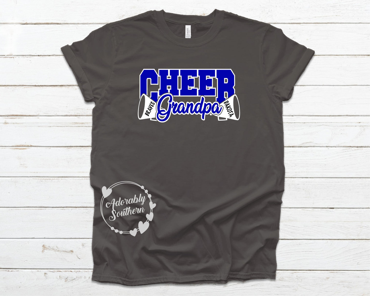 Bella+Canvas Asphalt Cheer Grandpa