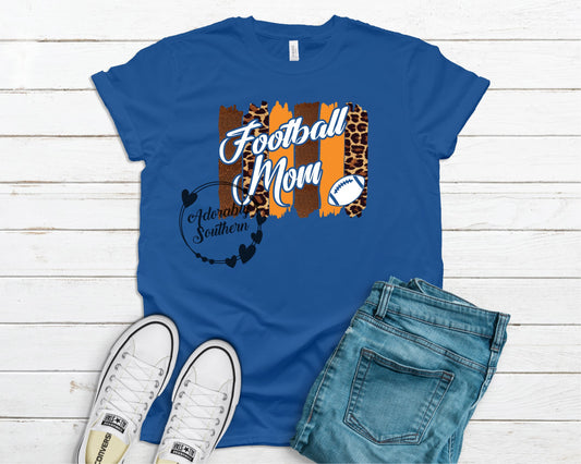 Football Mom Brush Strokes
